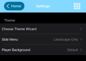 Settings - Theme