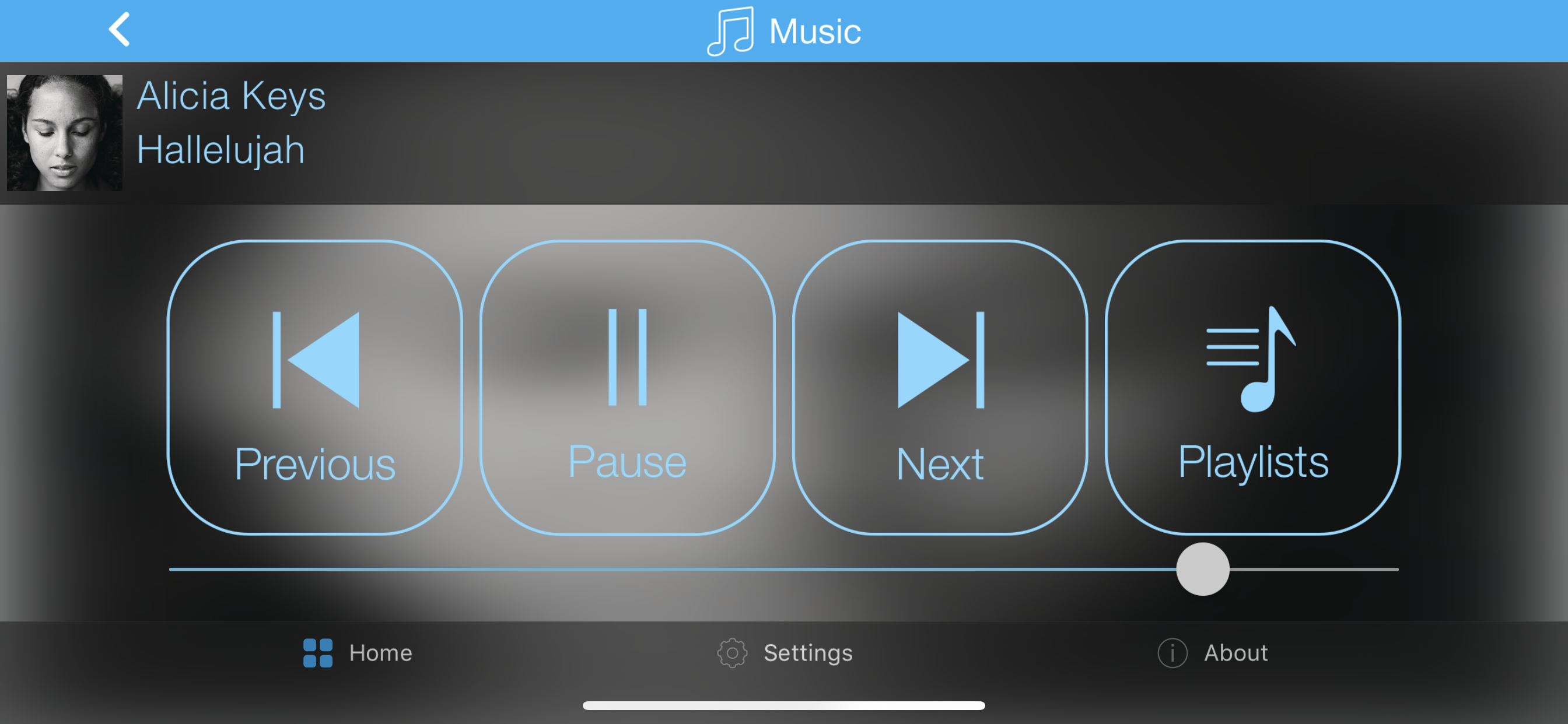 iCarMode Music Player Landscape