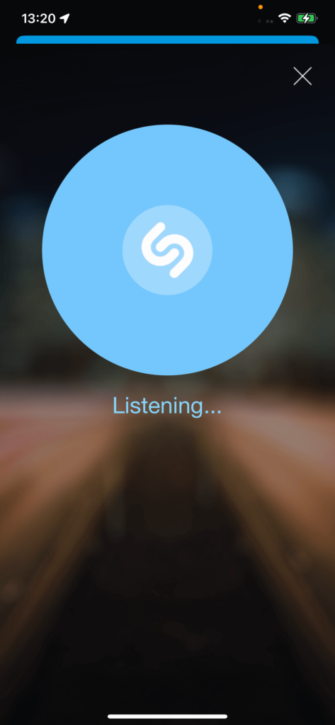 Shazam Listening