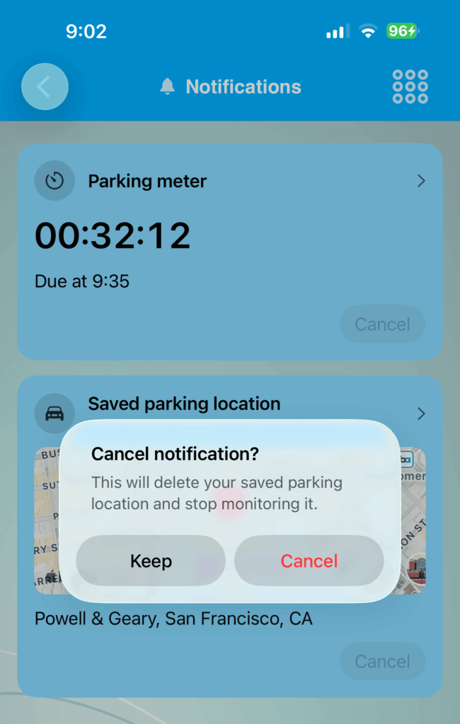 Cancel Notification Cancel Notification